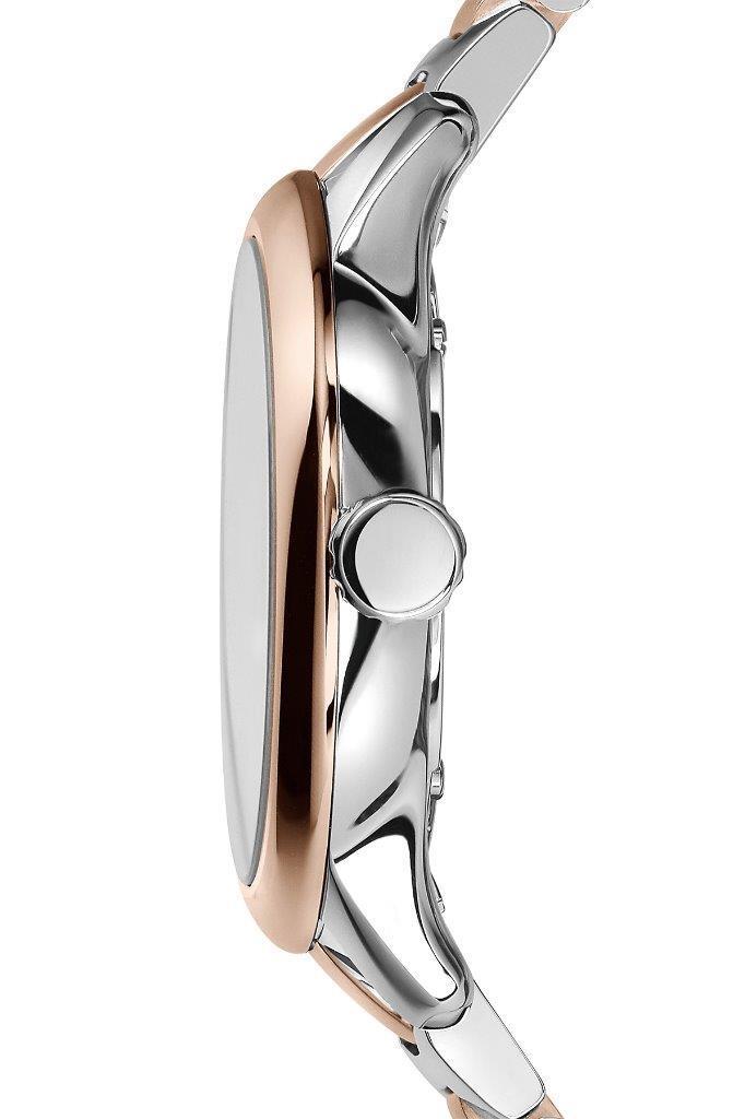 Burberry Ladies Swiss Classic Two Tone Bu10117