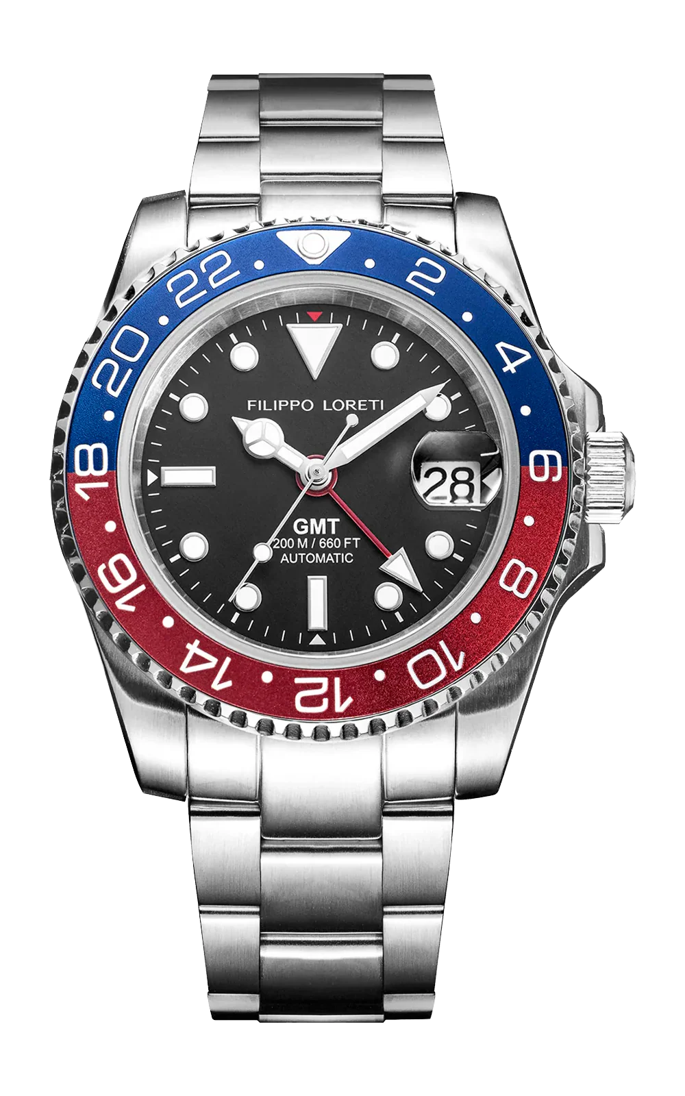 FL: Aquadiver GMT Automatic Red & Blue