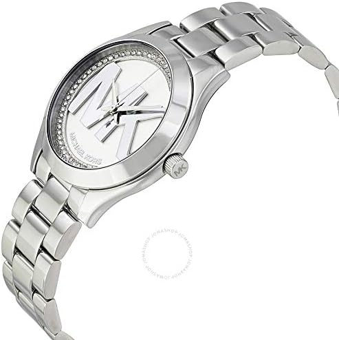Michael Kors Mk3548 Ladies Mini Slim Runway Silver