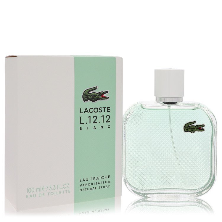 Lacoste Eau De Lacoste L.12.12 Blanc Eau Fraichie by Lacoste Eau De Toilette Spray (Unboxed) 3.4 oz (Men)