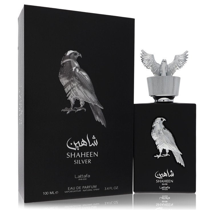 Lattafa Pride Shaheen Silver by Lattafa Eau De Parfum Spray (Unisex Unboxed) 3.4 oz (Men)