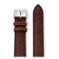 Men's Heavy Texture Buffalo Grain Watchband Brown