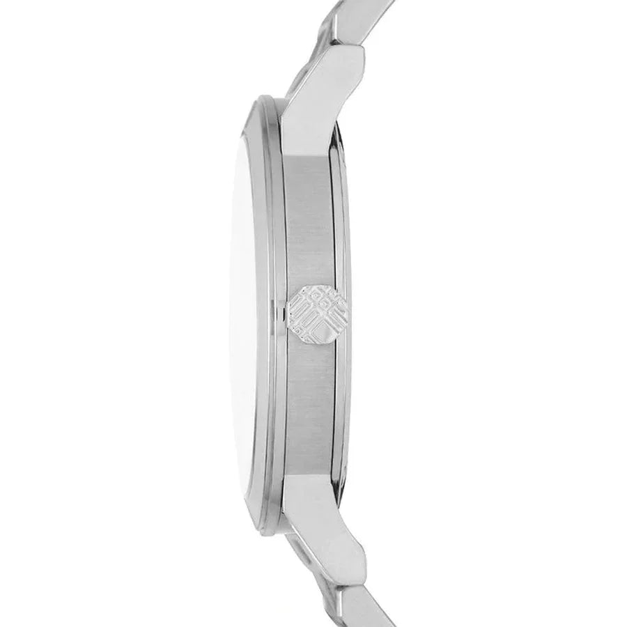 Burberry Ladies Chronograph Silver Bu9750