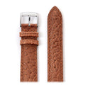 Men's Heavy Texture Buffalo Grain Watchband Honey