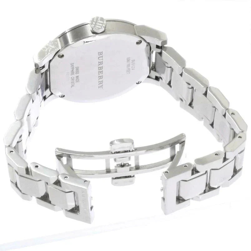 Burberry Ladies Check Stamped Pink Bu9124