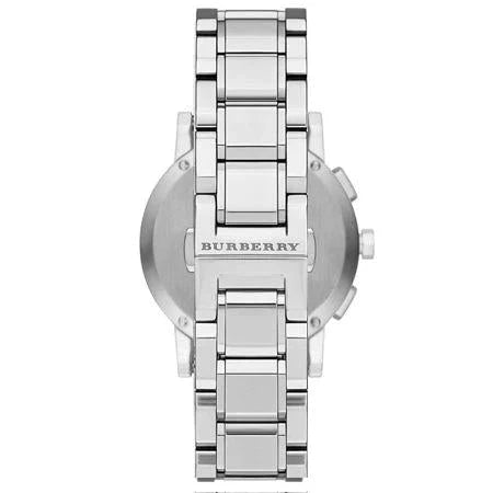 Burberry Ladies Chronograph Silver Bu9750