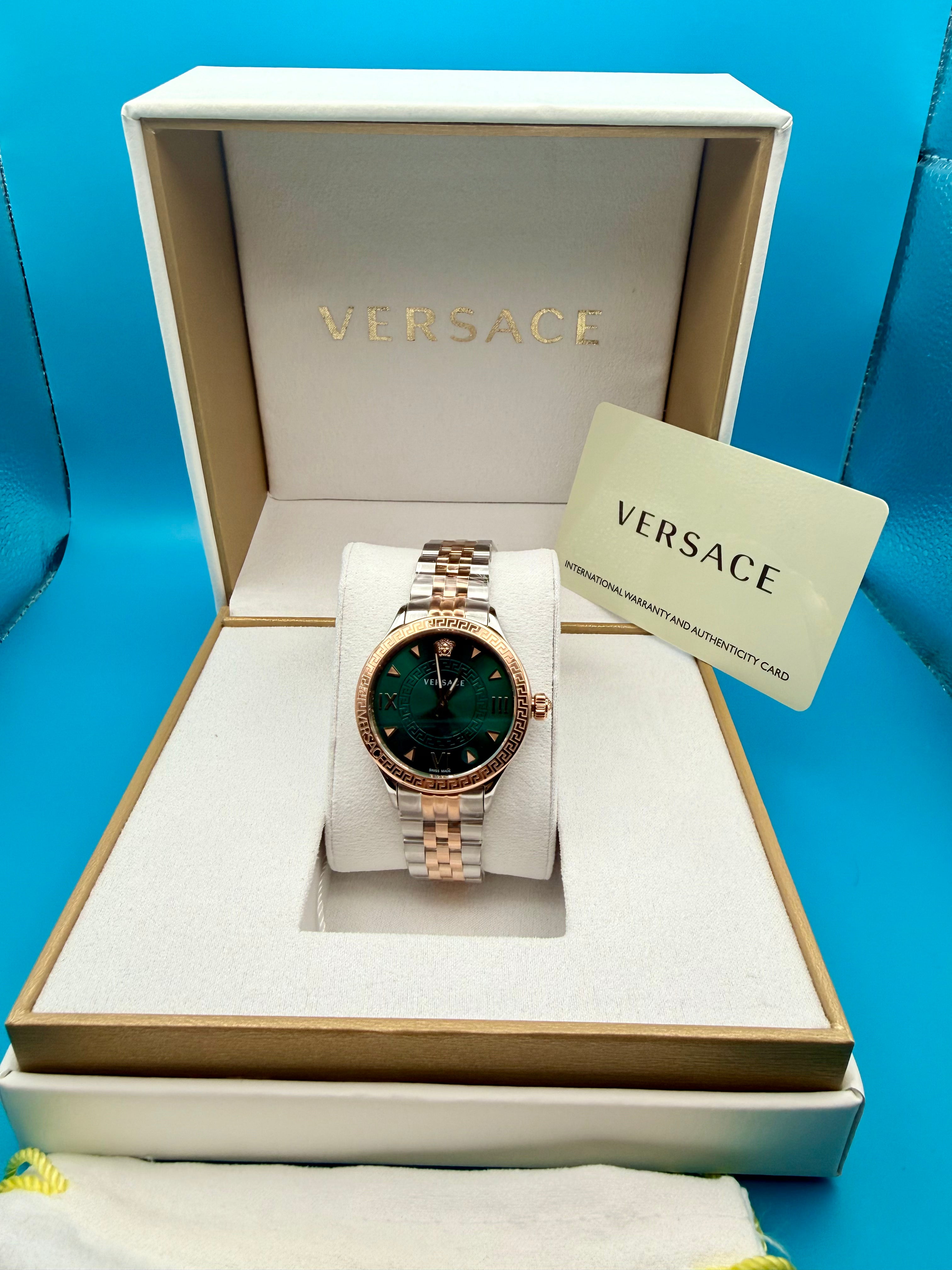 Consignment: Versace Hellenyium Sunray New In Box 36mm