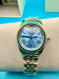 Consignment: Michael Kors 26mm Gold Tone & Blue Dial
