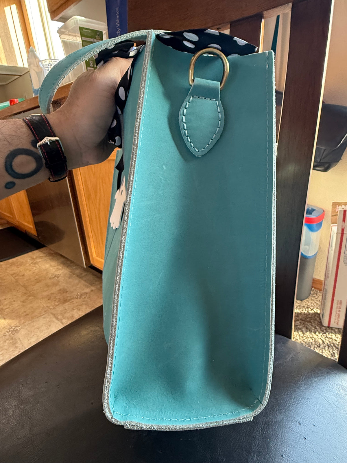 Consignment: Portland Leather Goods Happy Teal Tote
