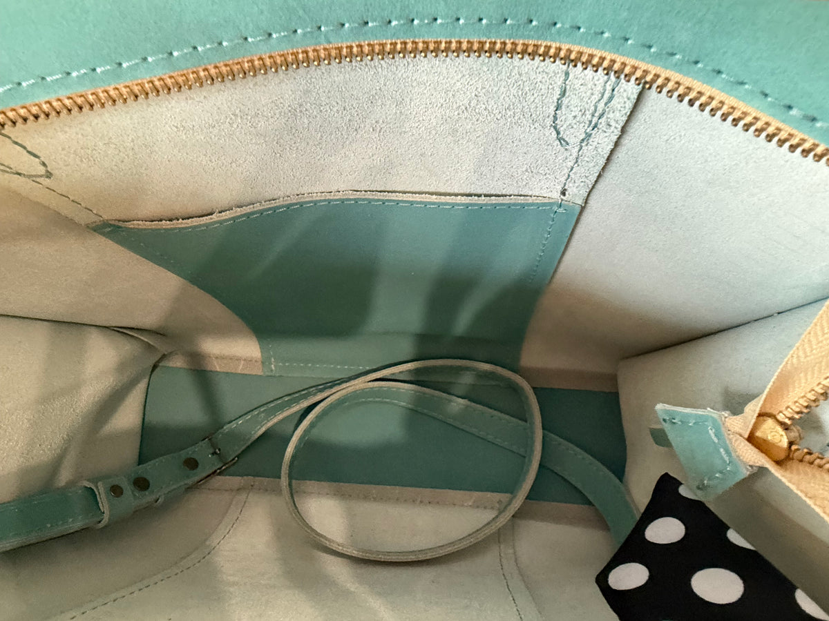 Consignment: Portland Leather Goods Happy Teal Tote