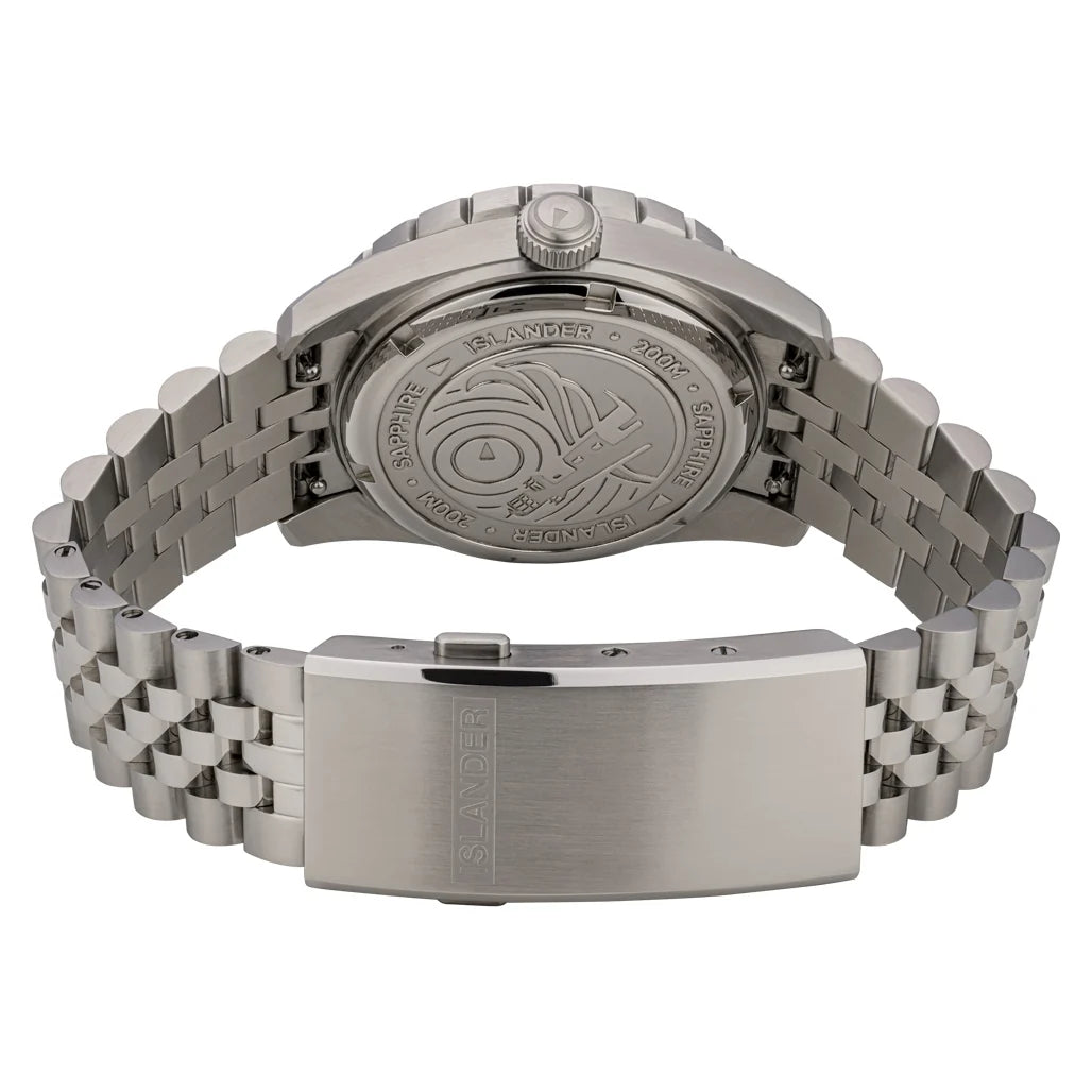 Islander: Saltaire 38mm Solar Dive Watch with Blue Dial #ISL-357