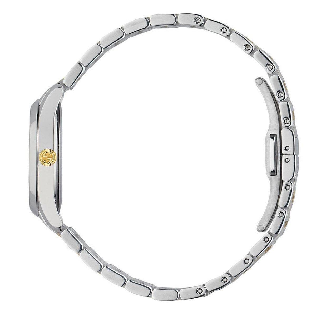 Gucci G Timeless Mystic Cat Steel And Gold Pvd Ladies Ya126596