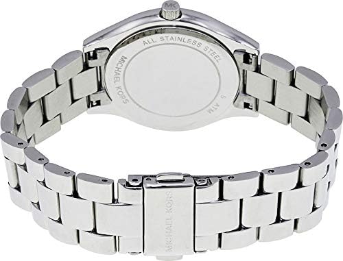 Michael Kors Mk3548 Ladies Mini Slim Runway Silver