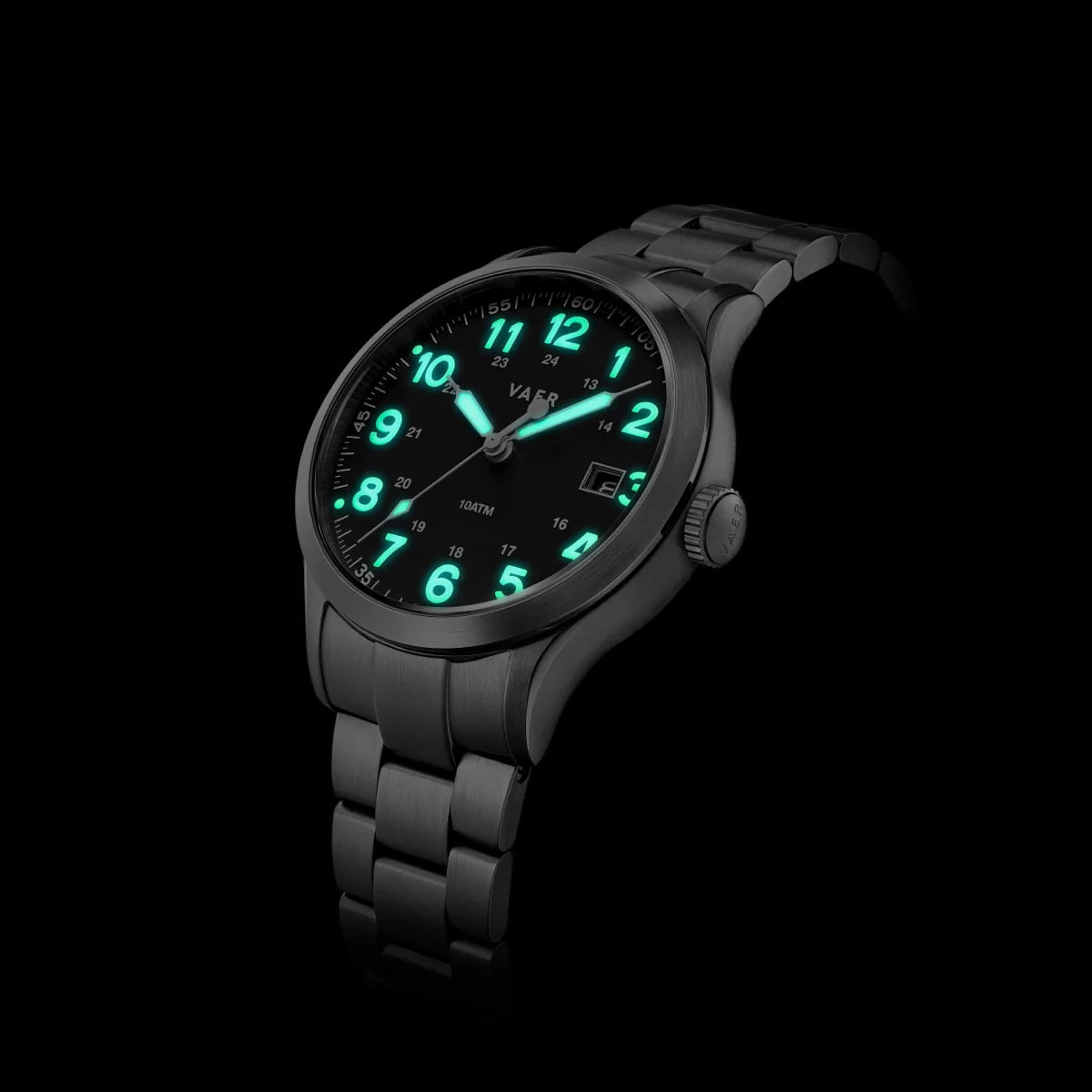 Vaer: S5 Calendar Field Black - 40mm