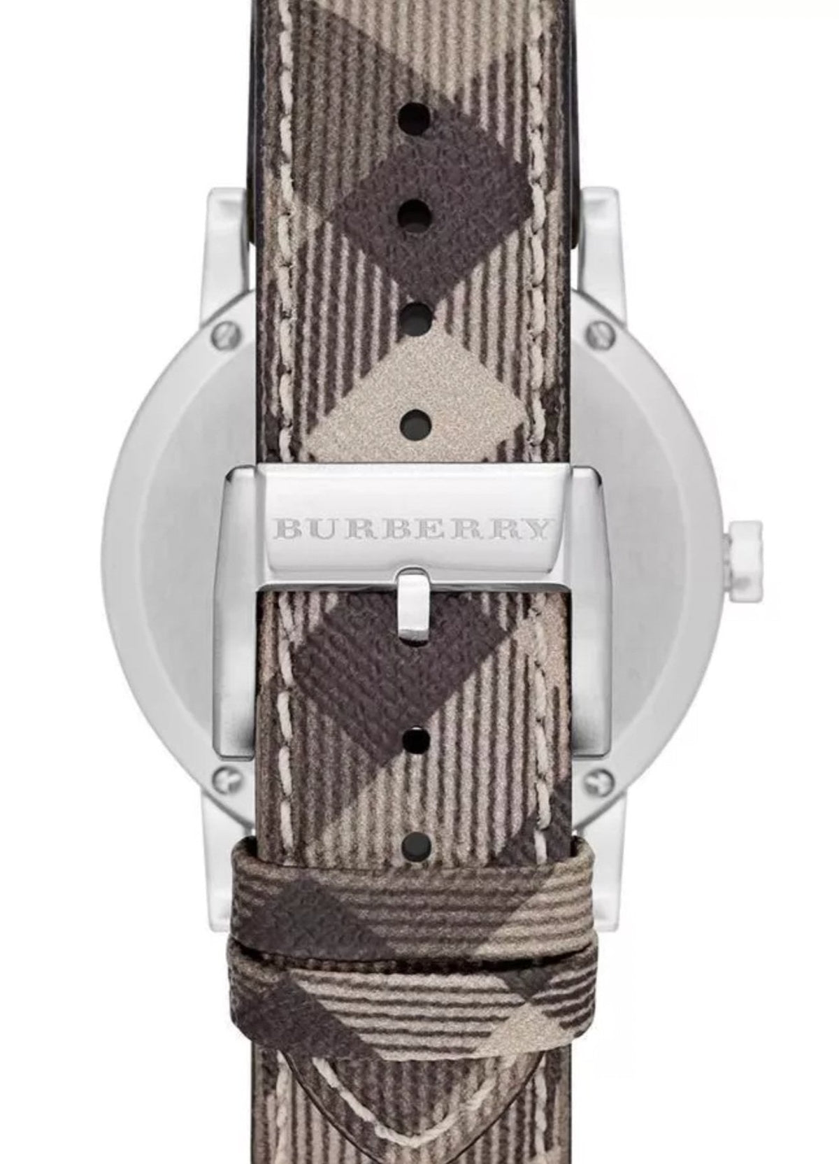 Burberry Ladies Smoke Check Strap Bu9118