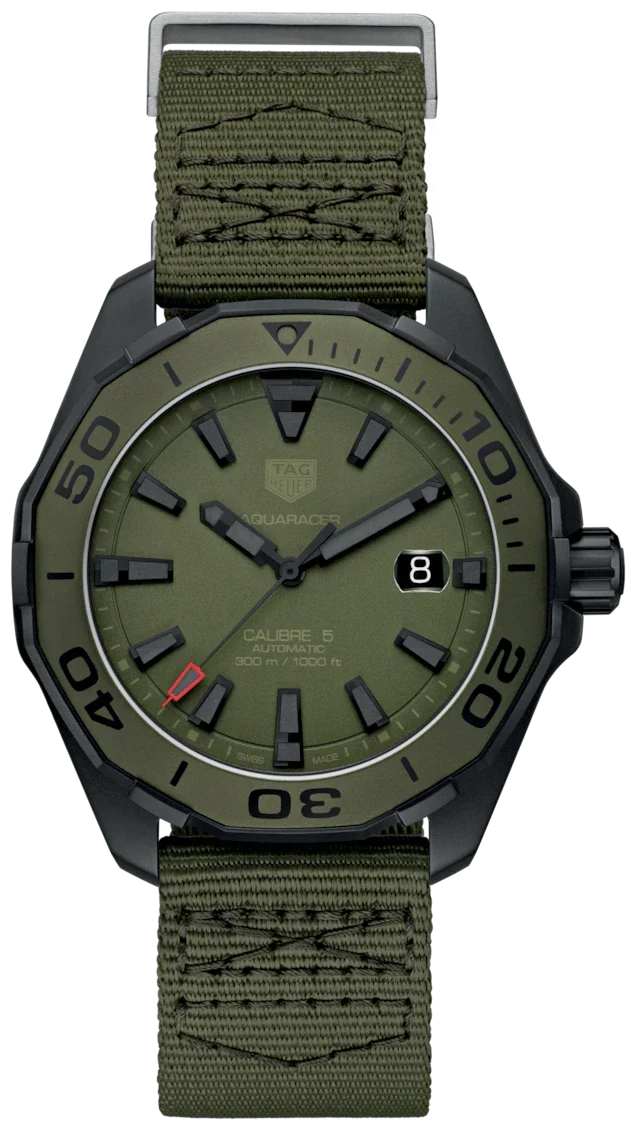 Tag Heuer Aquaracer Automatic  Khakhi Green
