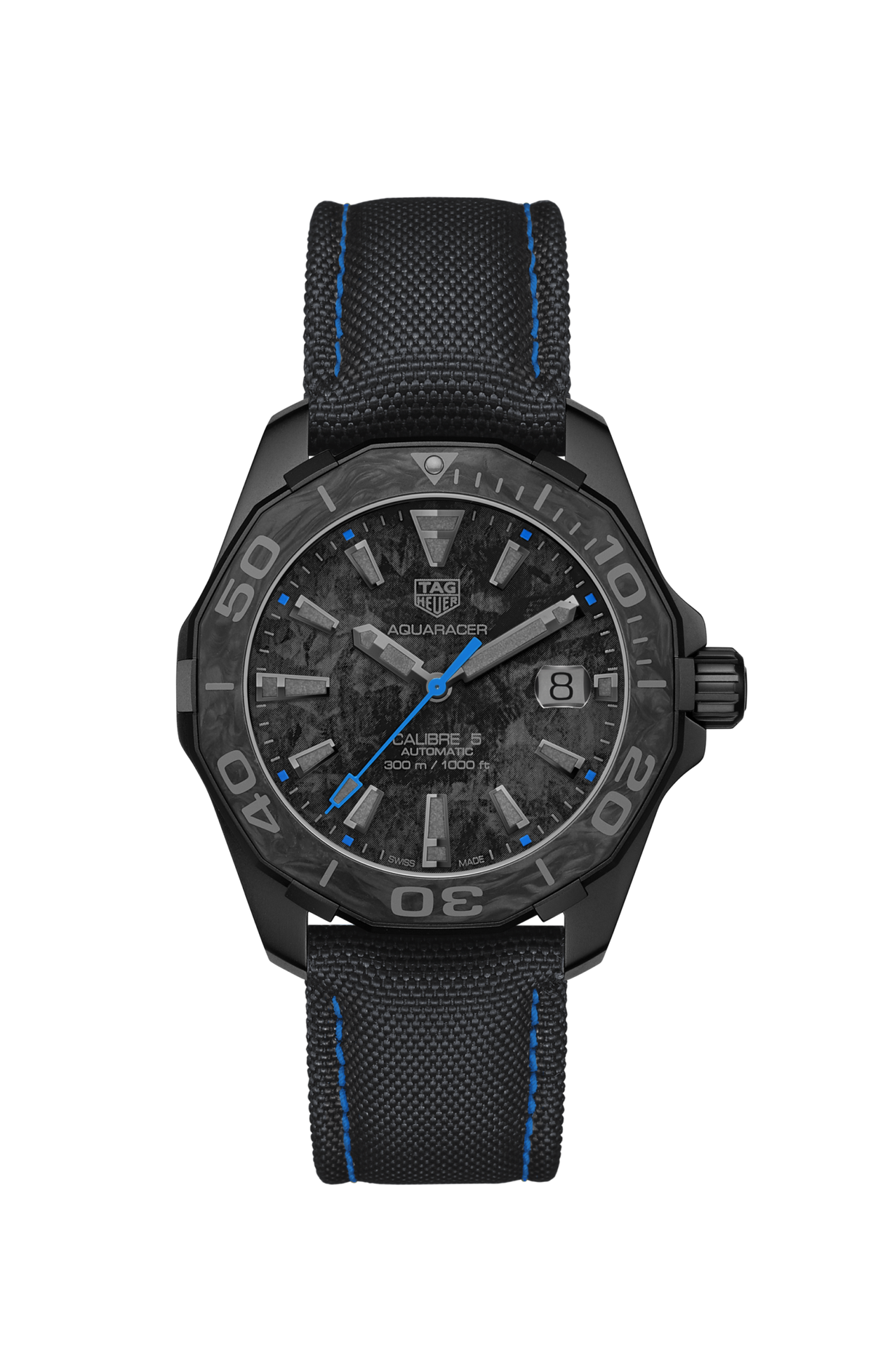 Tag Heuer Aquaracer Calibre 5 Carbon Dial