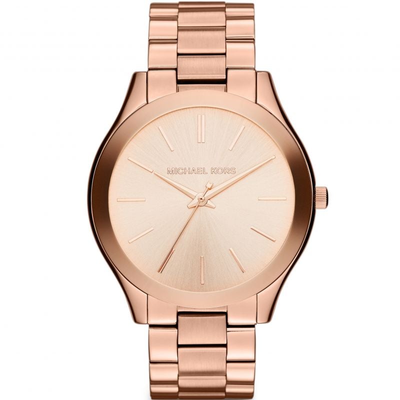 Michael Kors Mk3197 Ladies Slim Runway Rose Gold