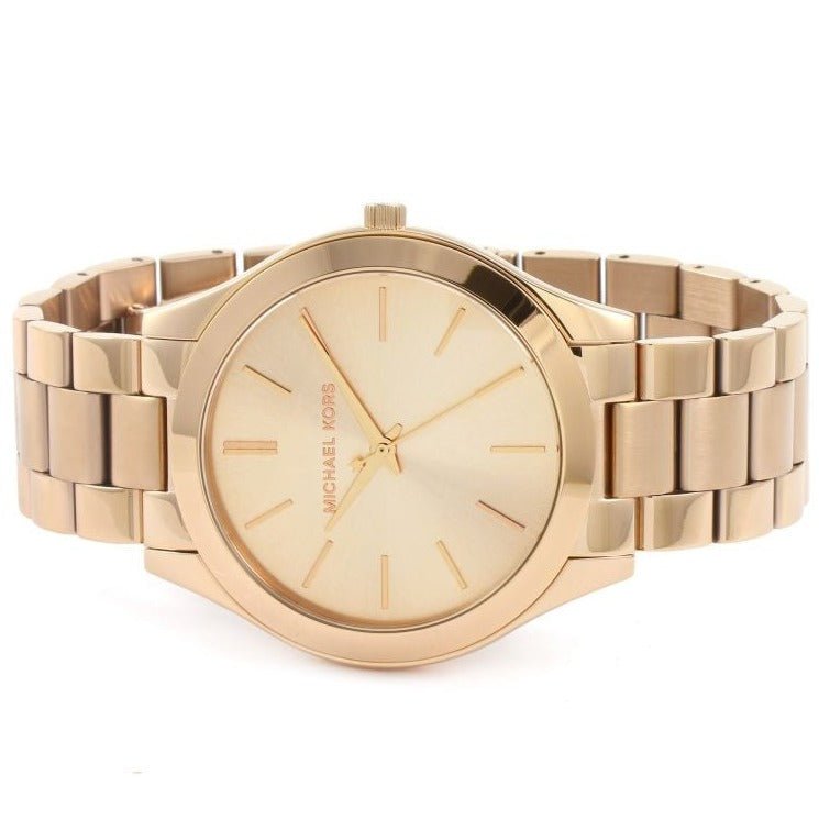 Michael Kors Mk3197 Ladies Slim Runway Rose Gold