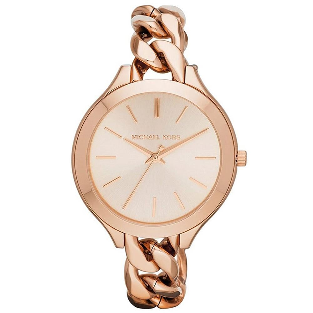 Michael Kors Mk3223 Ladies Slim Runway Rose Gold