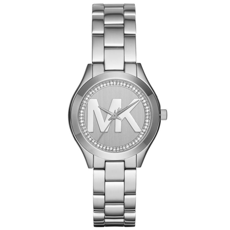 Michael Kors Mk3548 Ladies Mini Slim Runway Silver