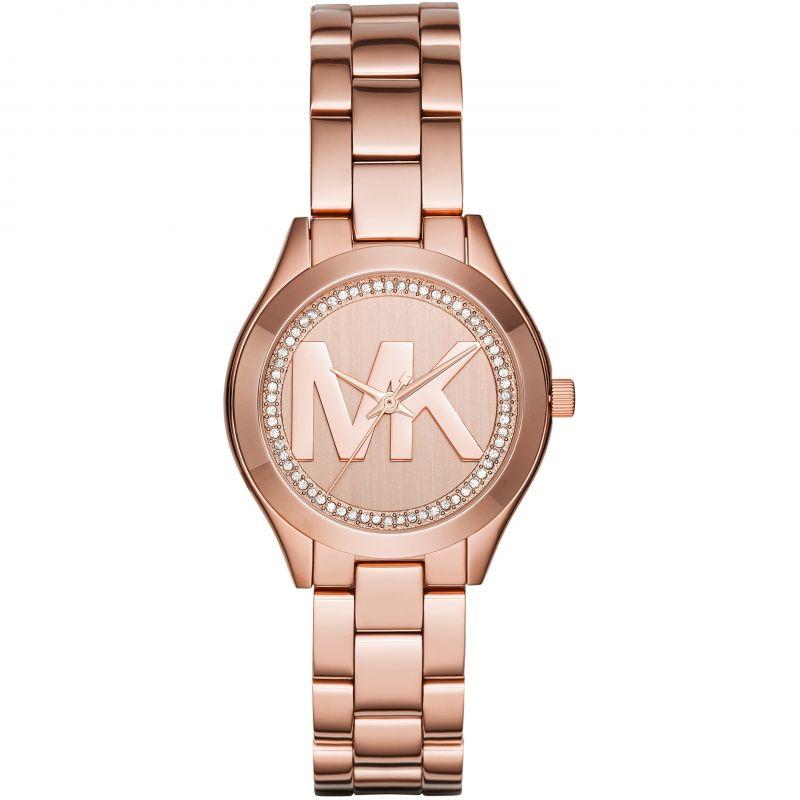 Michael Kors Mk3549 Ladies Mini Slim Runway Rose Gold