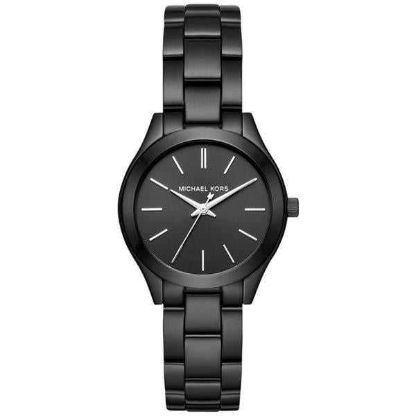 Michael Kors Mk3587 Ladies Slim Runway Black