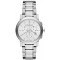 Burberry Ladies Chronograph Silver Bu9750