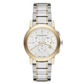 Burberry Ladies Chronograph Two Tone Bu9751
