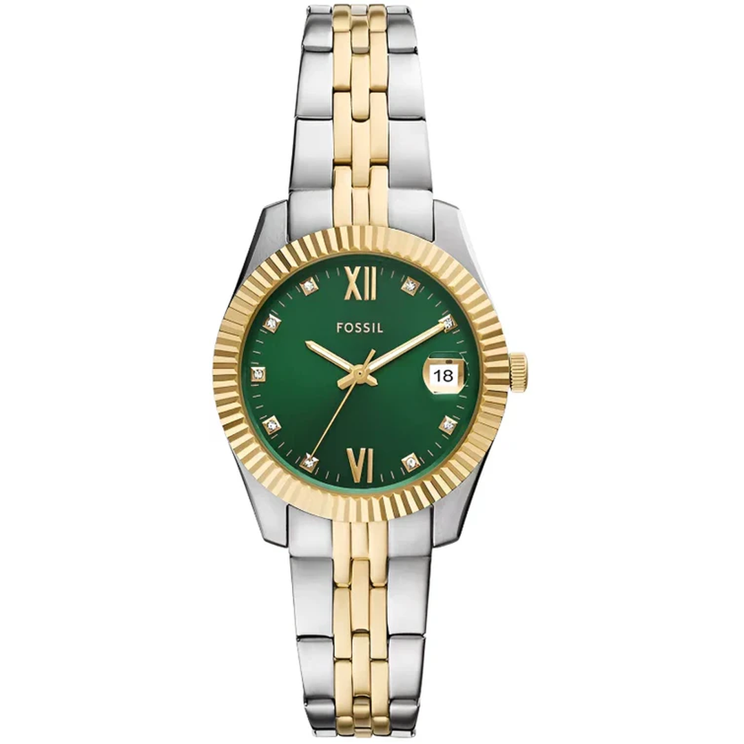 Fossil Scarlette Three Hand Date Ladies Es5388