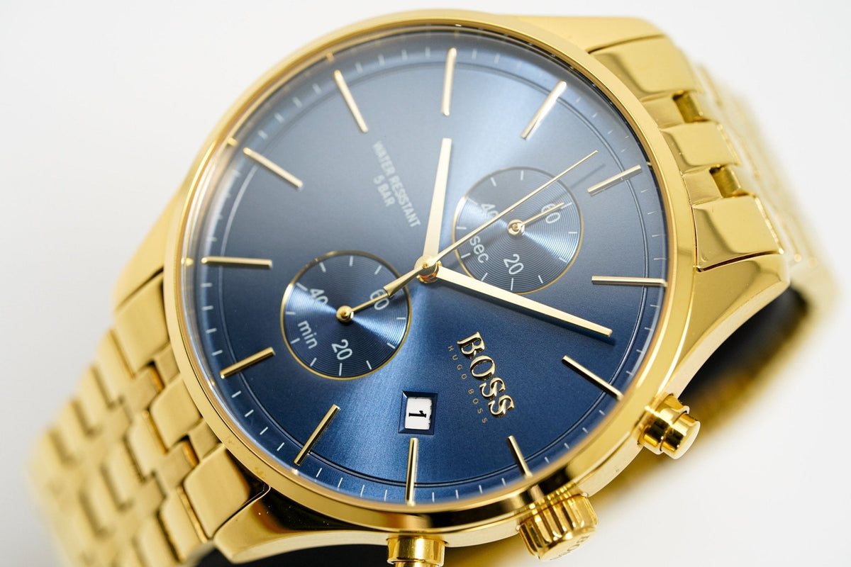Hugo Boss Associate Yellow Gold Blue Hb1513841