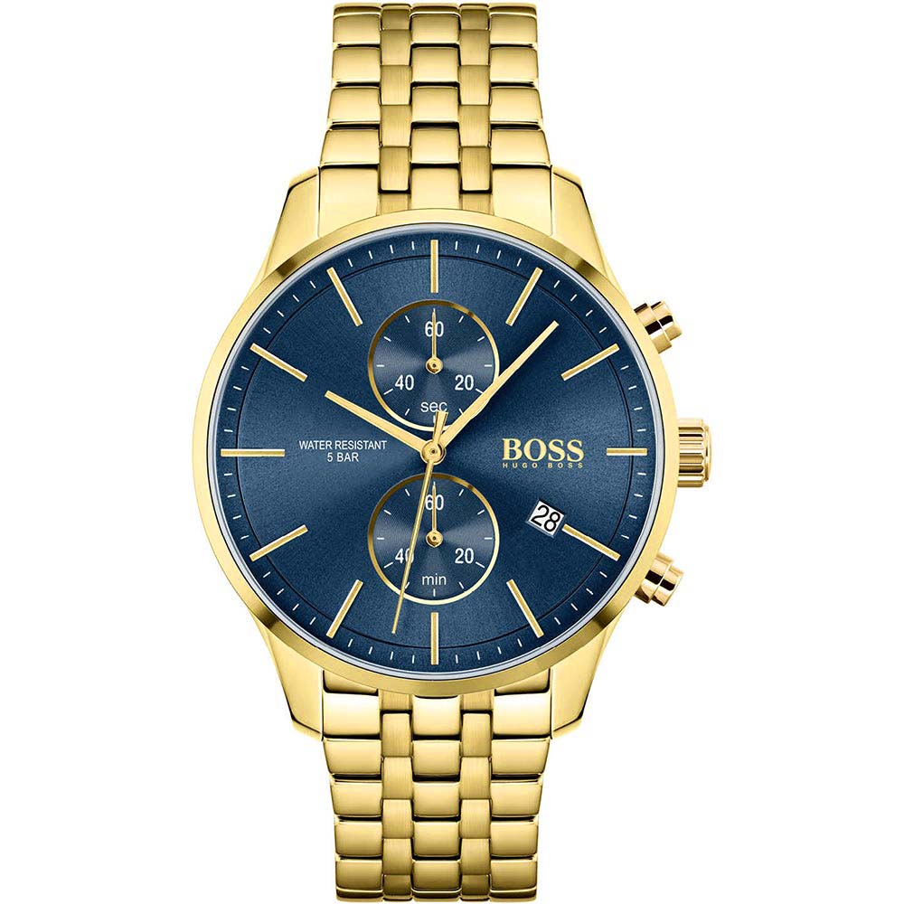 Hugo Boss Associate Yellow Gold Blue Hb1513841