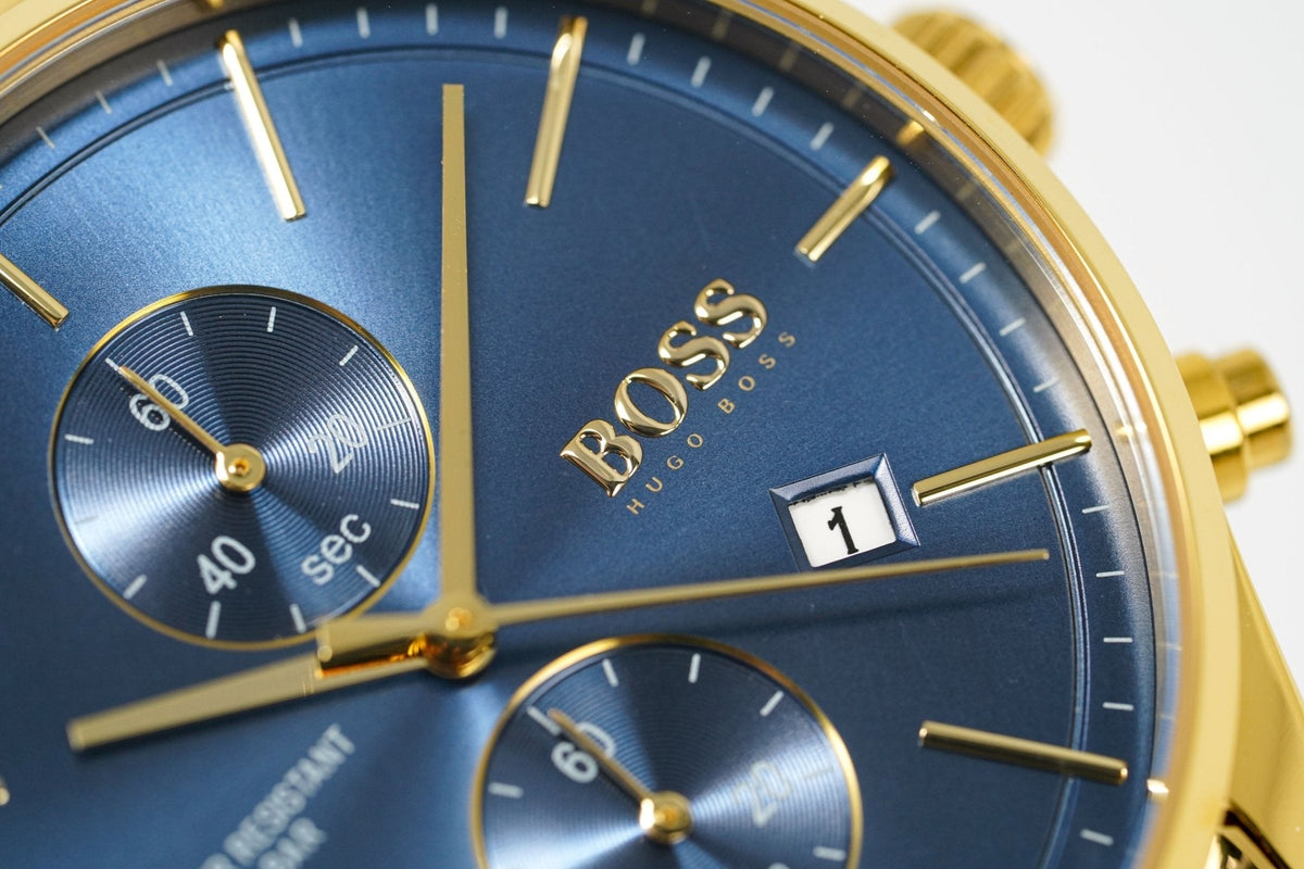 Hugo Boss Associate Yellow Gold Blue Hb1513841