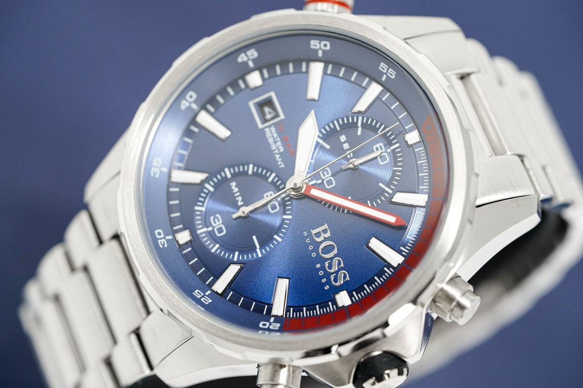 Hugo Boss Chronograph Globetrotter Blue Hb1513823