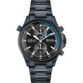 Hugo Boss Chronograph Globetrotter Blue Pvd Hb1513824