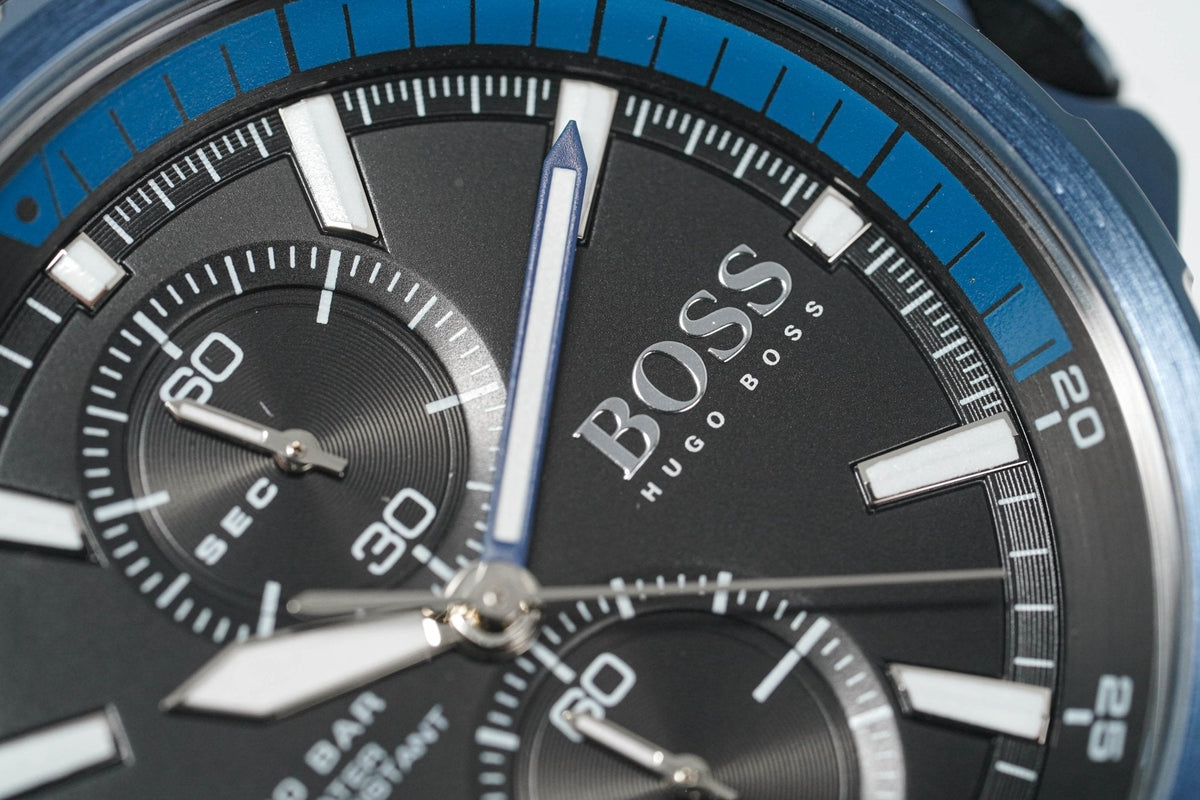 Hugo Boss Chronograph Globetrotter Blue Pvd Hb1513824