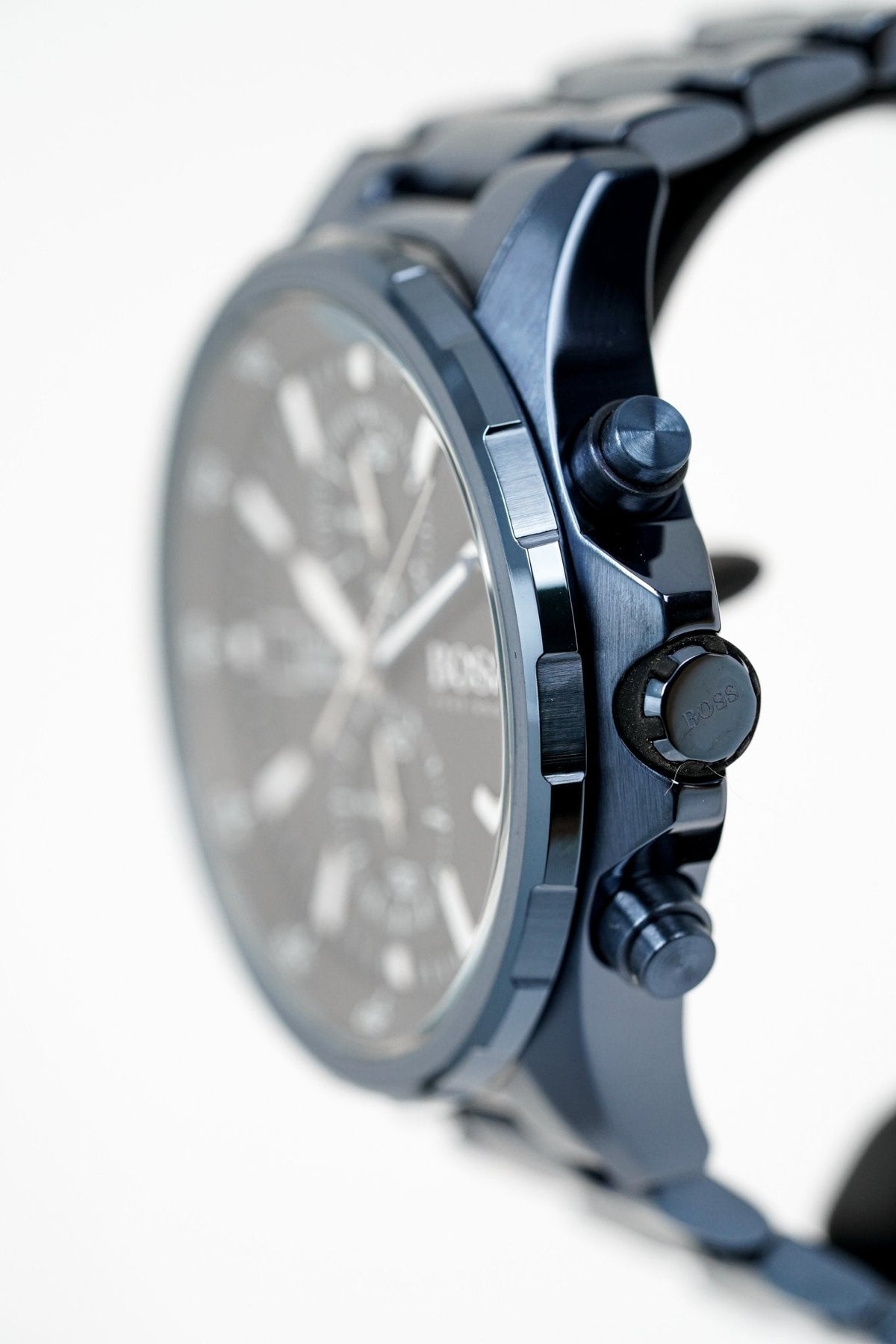 Hugo Boss Chronograph Globetrotter Blue Pvd Hb1513824