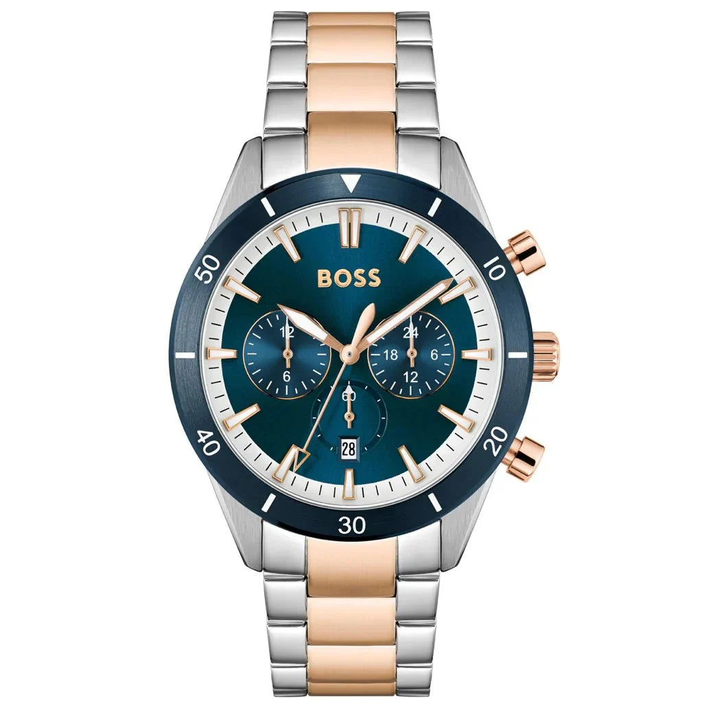 Hugo Boss 1513937 Santiago Chronograph Two Tone