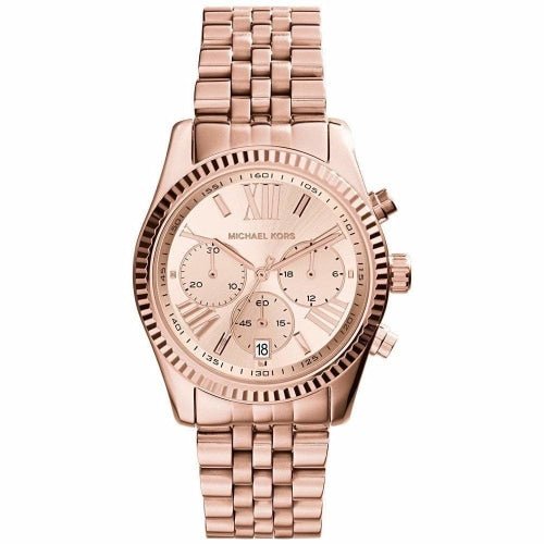 Michael Kors Lexington Ladies Rose Gold Chronograph Mk5569