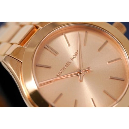 Michael Kors Mk3205 Ladies Mini Slim Runway Rose Gold