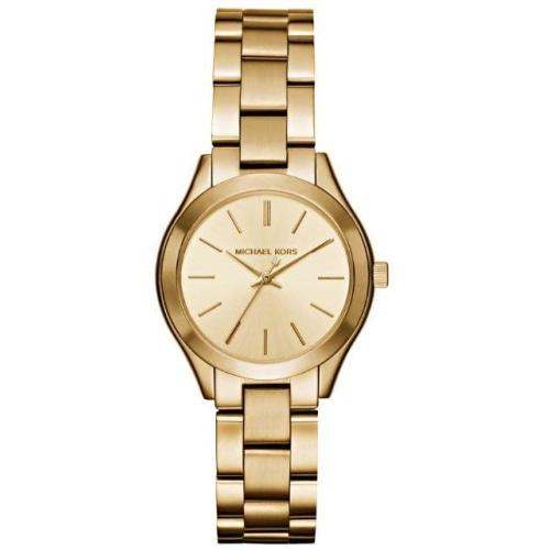 Michael Kors Mk3512 Ladies Slim Runway Gold