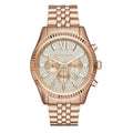 Michael Kors Lexington Chronograph Gold Rose Mk8580
