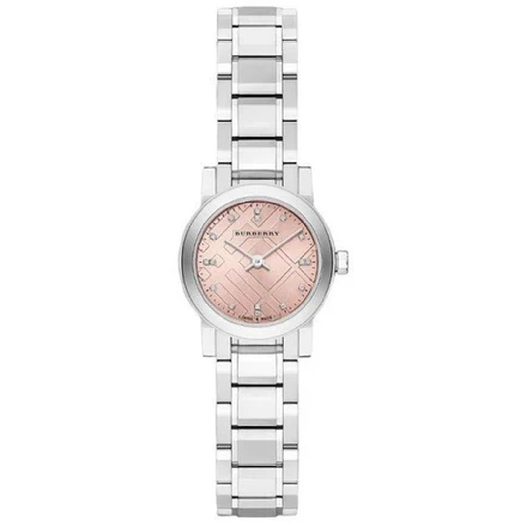 Burberry Ladies City Check Diamonds Pink Bu9223